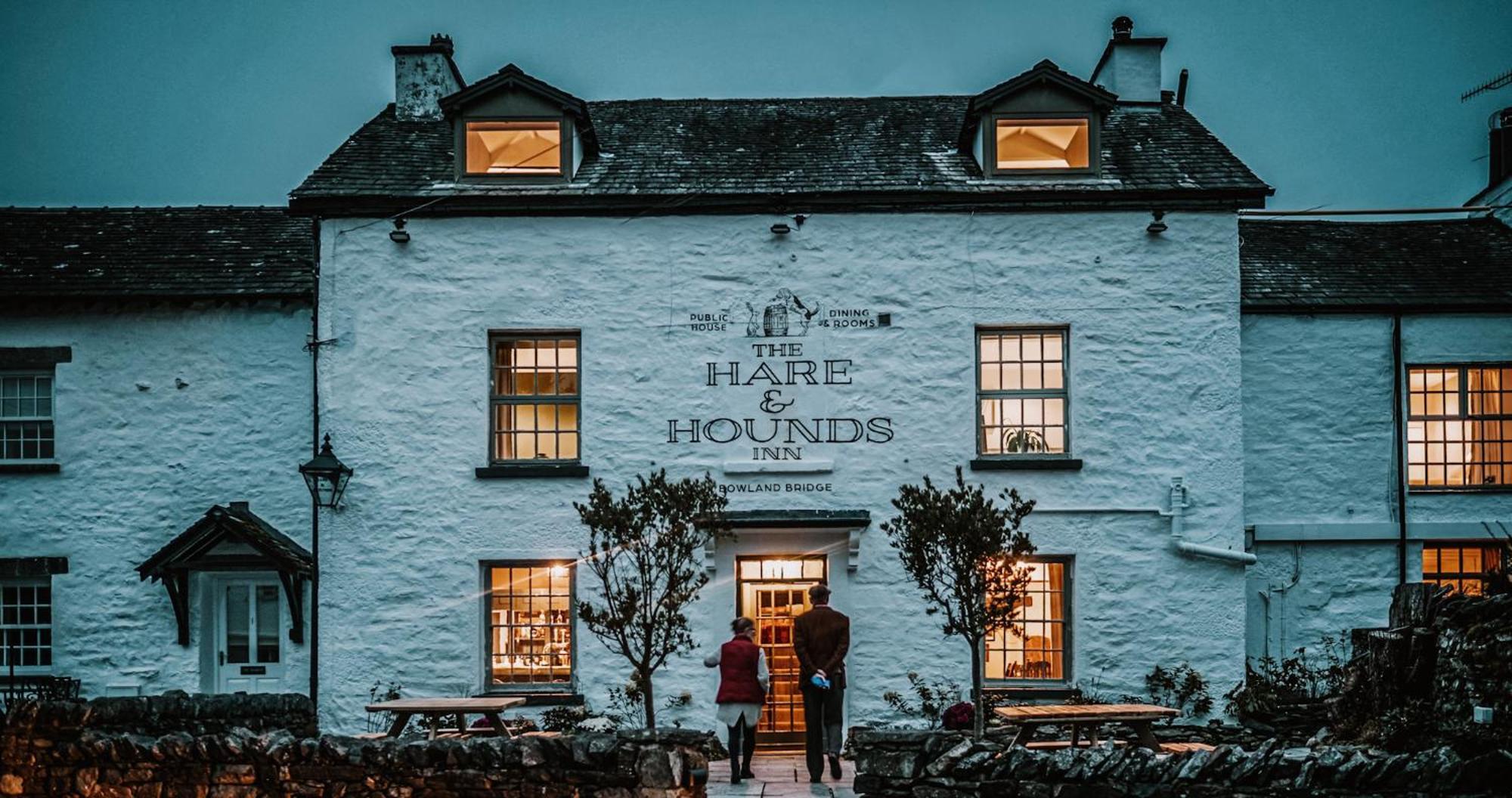 The Hare & Hounds Inn Bowland Bridge Exteriér fotografie